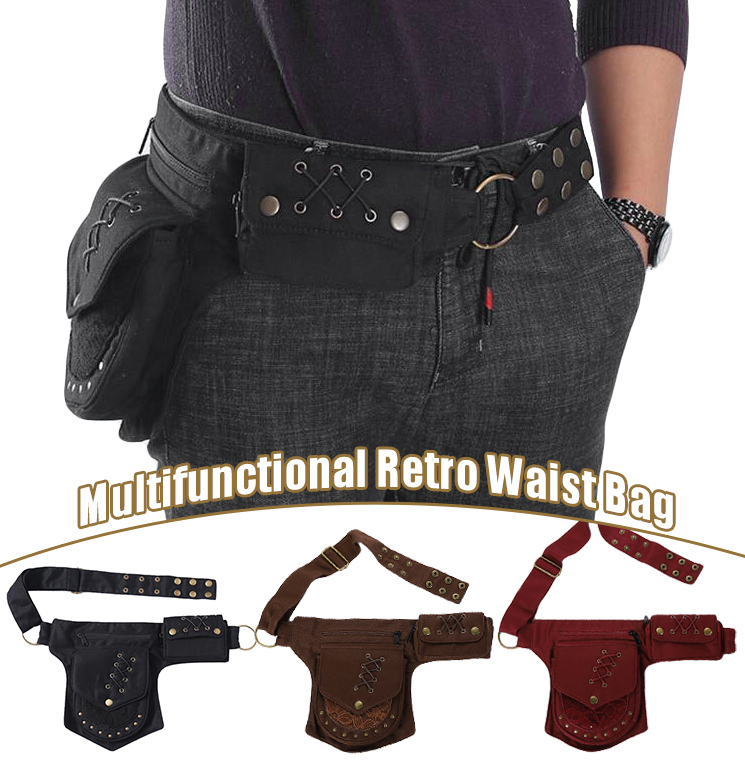 Photography Vintage Style - Tas Pinggang Taktis Multifungsi Pria Wanita,