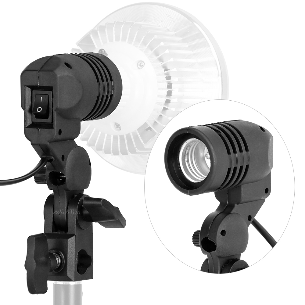 Photography Umbrella Light - Pemegang bohlam kepala tunggal soket E27