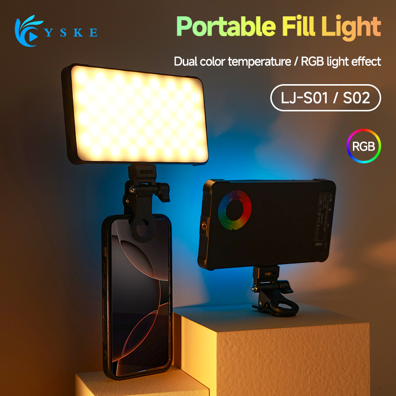 Photography Darkroom - Lampu Video LED RGB Isi Lurus
