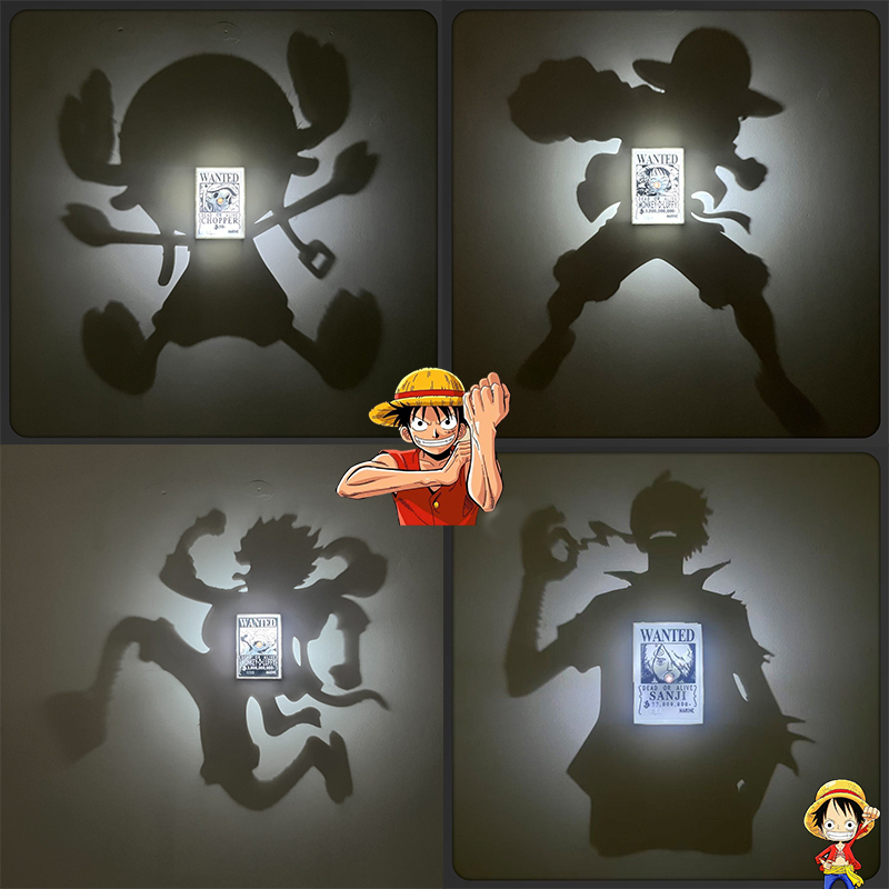 Photography Darkroom - Mainan Kartun One Piece Lampu Bayangan