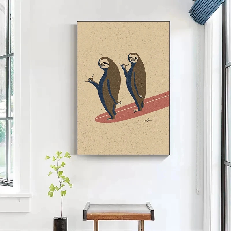 Poster lukisan kanvas hewan be - Photography Duck ulasan dan harga