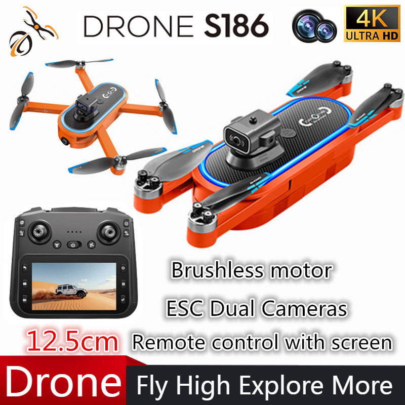 Drone 2025 S186 Profesional 4K - Photography Drone ulasan dan harga