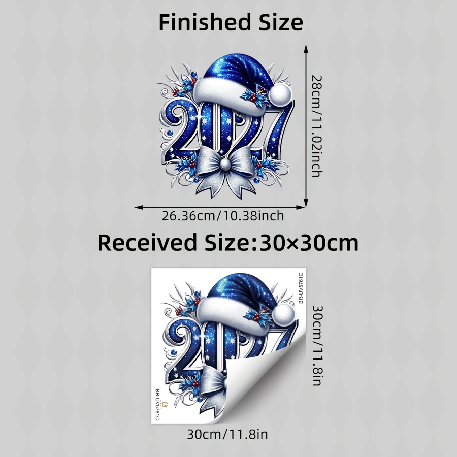 1 buah Stiker Jendela Natal 20 - Photography Of The Year ulasan dan harga
