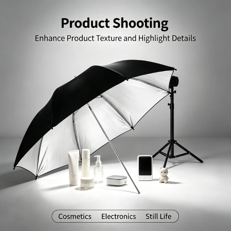Payung Reflektif Hitam Tahan L - Photography Umbrella Light ulasan dan harga