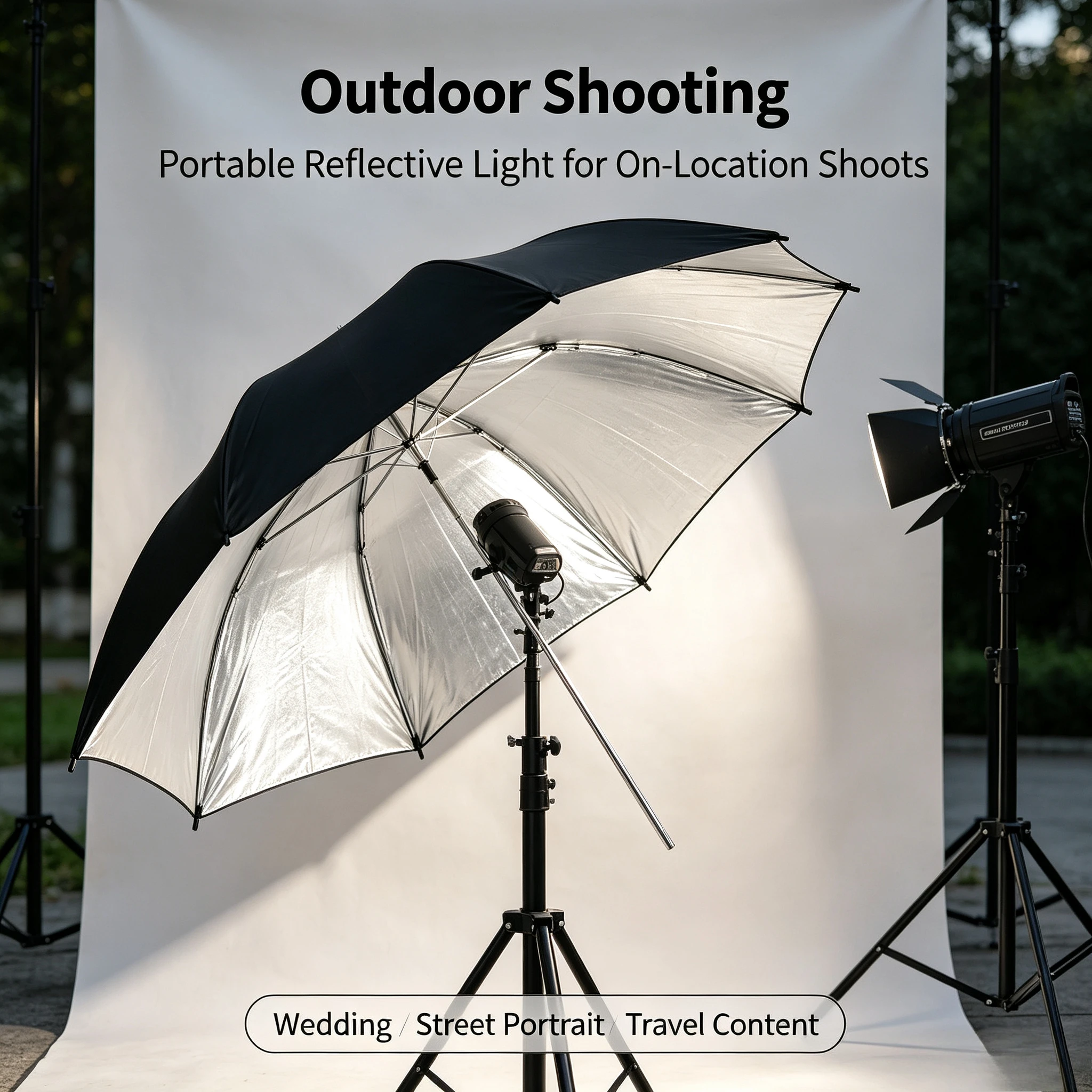 Payung Reflektif Hitam Tahan L - Photography Umbrella Light ulasan dan harga