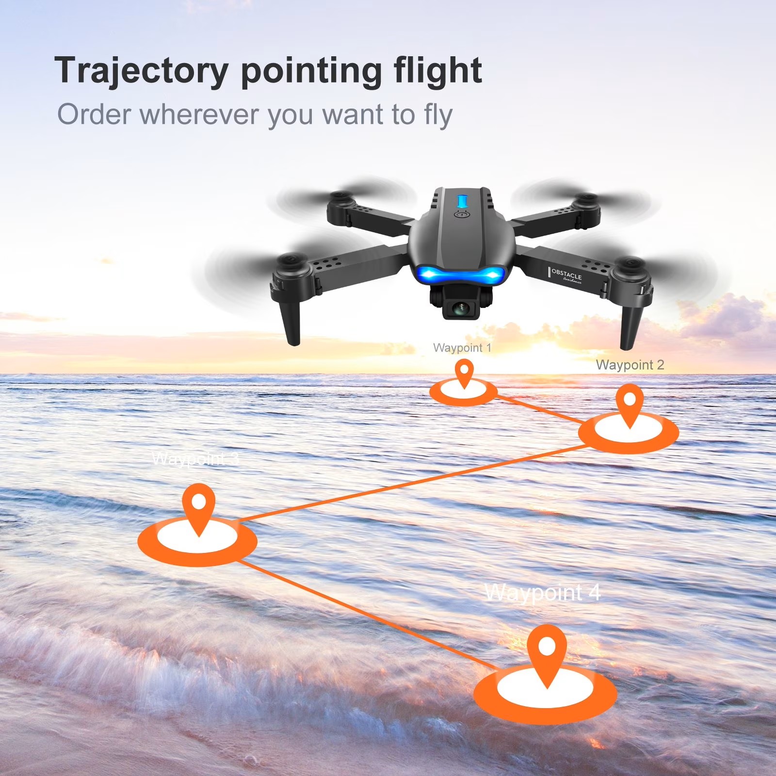 Drone Lipat E88PRO MAX 2026 ya - Photography Drone ulasan dan harga