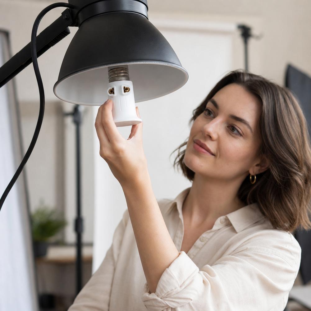 Adaptor Soket Lampu E27 ke Col - Photography Treatment ulasan dan harga