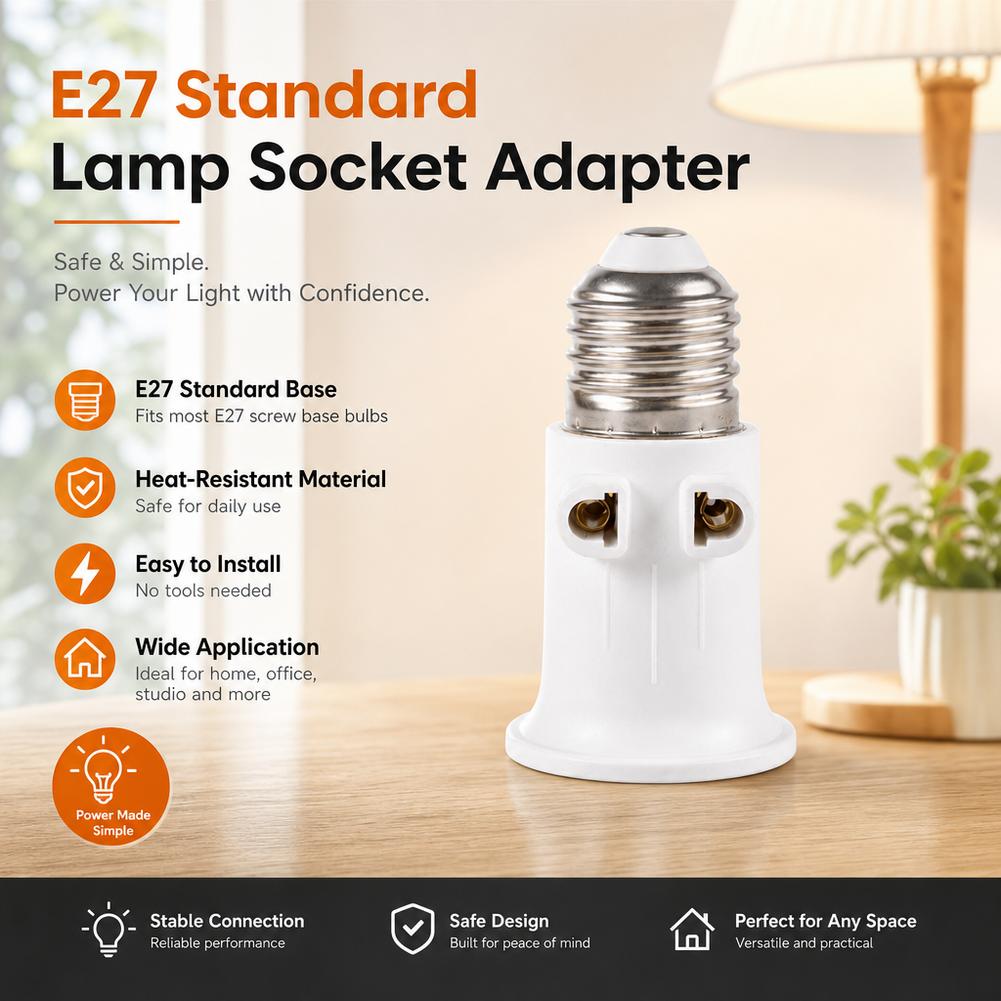 Adaptor Soket Lampu E27 ke Col - Photography Treatment ulasan dan harga