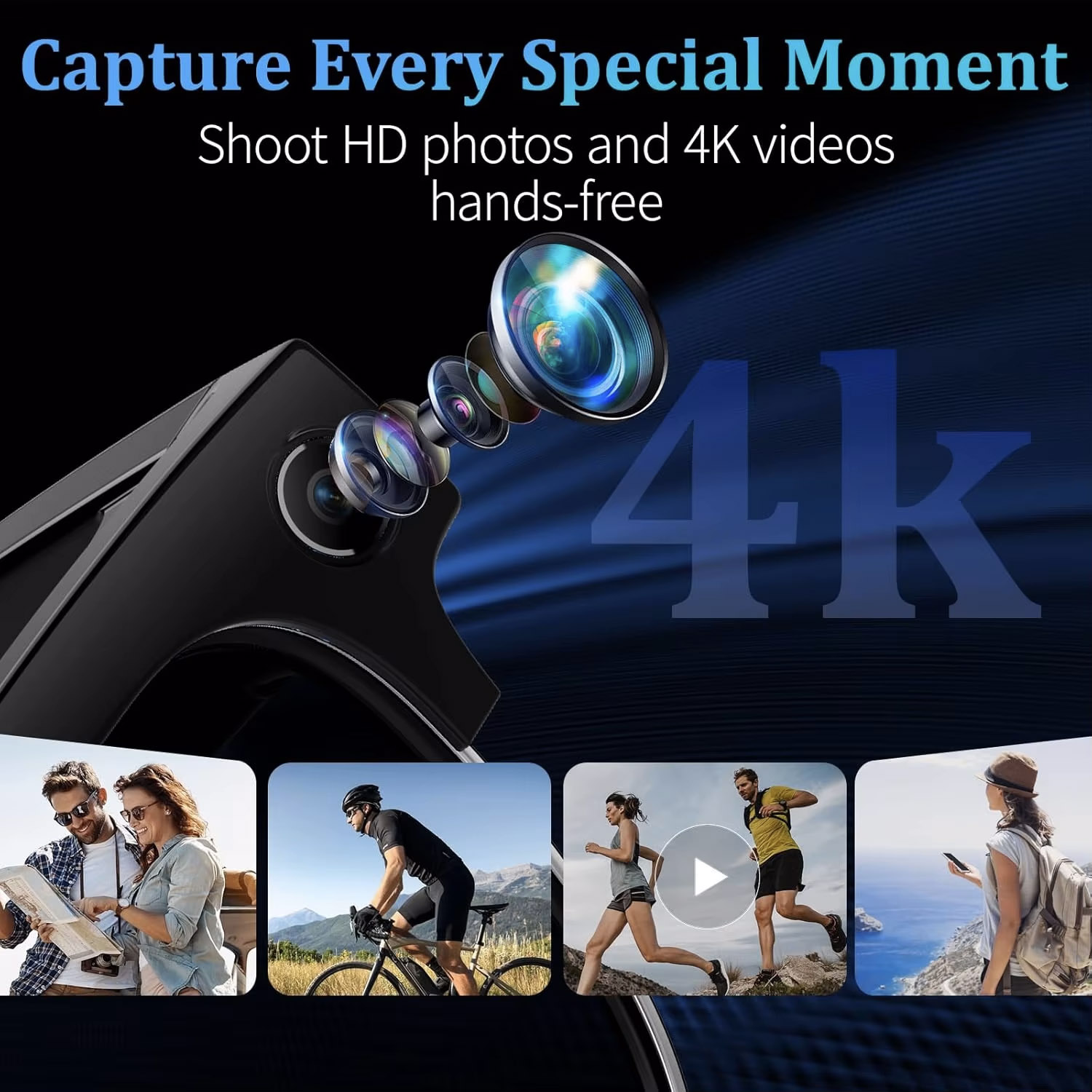 Kacamata Pintar AI Kamera HD 4 - Photography History ulasan dan harga
