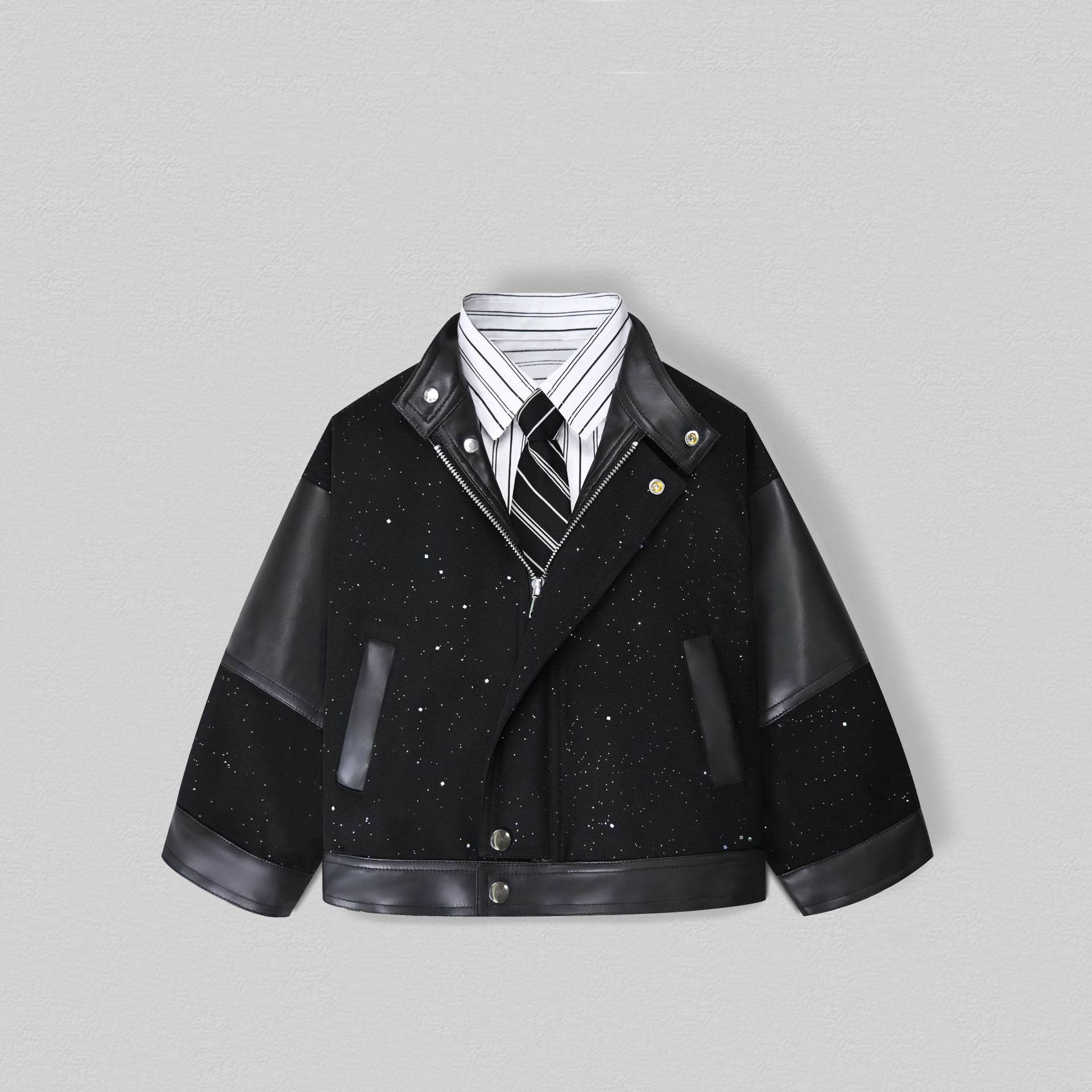 Jaket Kulit PU Berkilau untuk  - Photography Of The Year ulasan dan harga