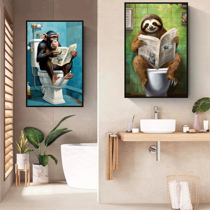 Dekorasi kamar mandi hewan mon - Photography Duck ulasan dan harga