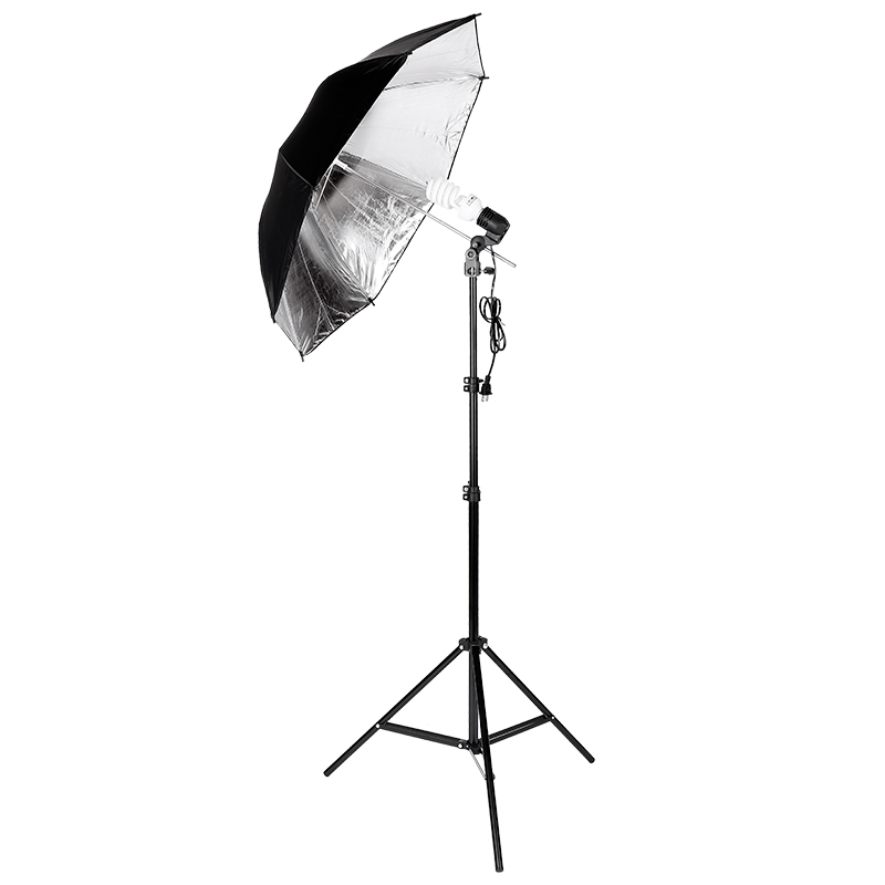 Kit Pencahayaan Kontinu Studio - Photography Umbrella Light ulasan dan harga