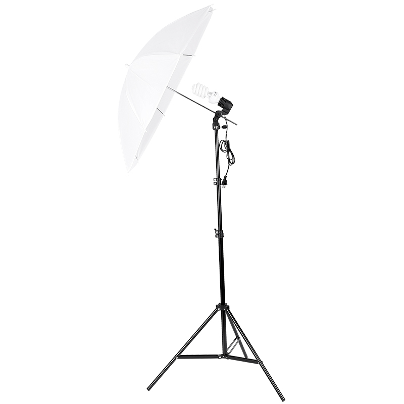Kit Pencahayaan Kontinu Studio - Photography Umbrella Light ulasan dan harga