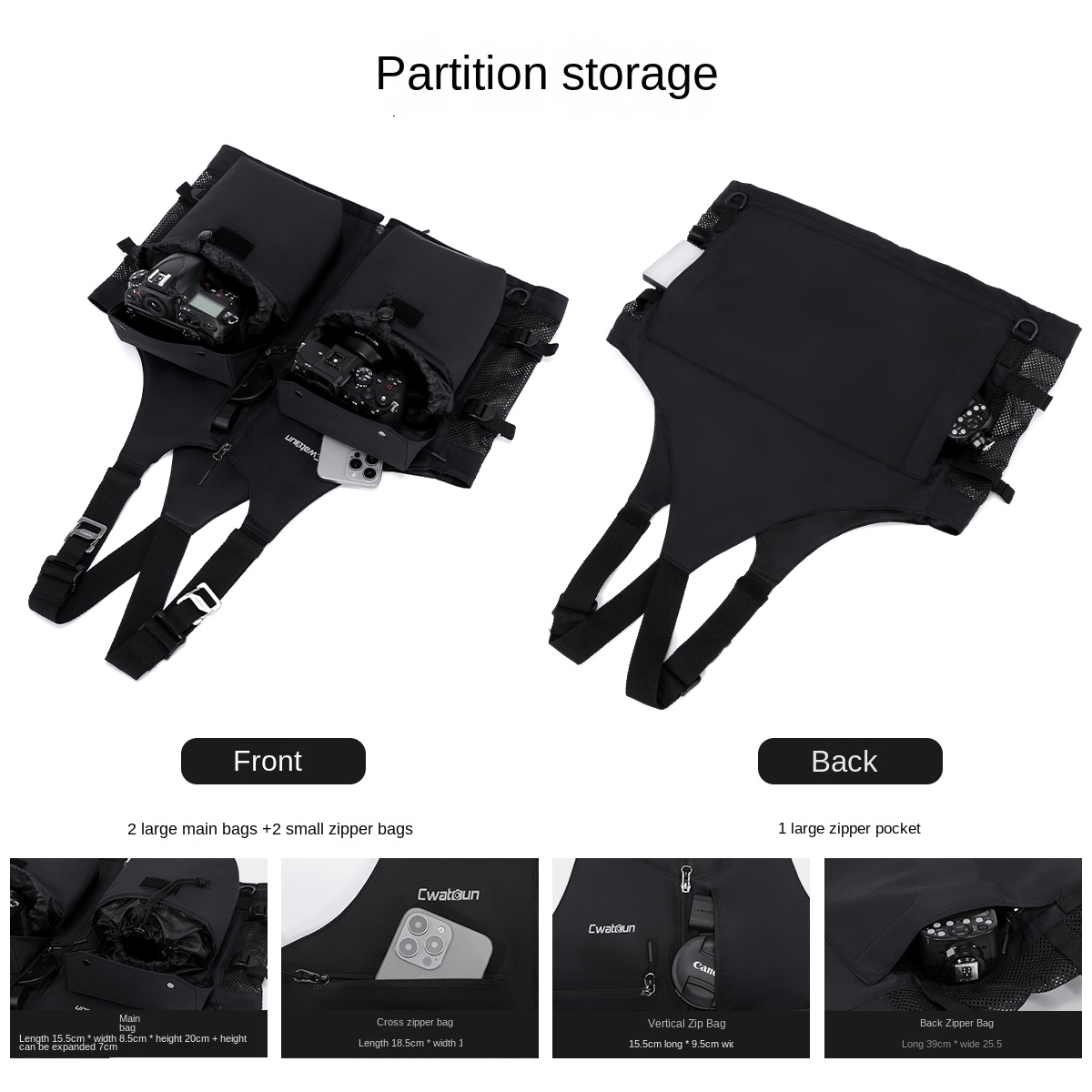 Rompi fotografi Cwatcun tas ka - Photography Camera ulasan dan harga