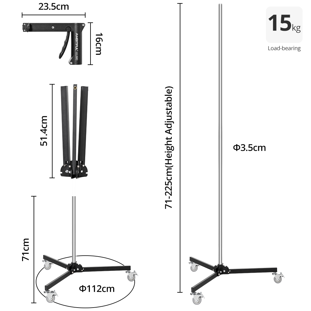 Ambitful 71cm-255cm AL250 Gun  - Photography Darkroom ulasan dan harga