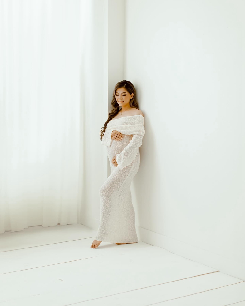 Gaun Pemotretan Ibu Hamil Gaun - Photography Class ulasan dan harga