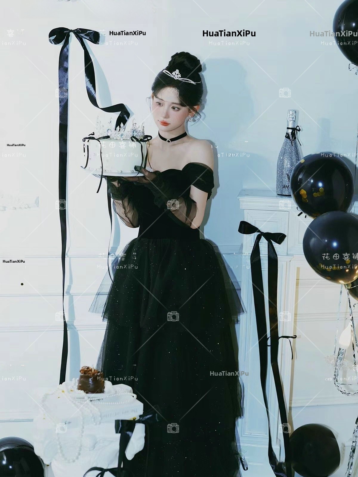 Kostum Putri Hitam Gaya Vintag - Photography Vintage Style ulasan dan harga