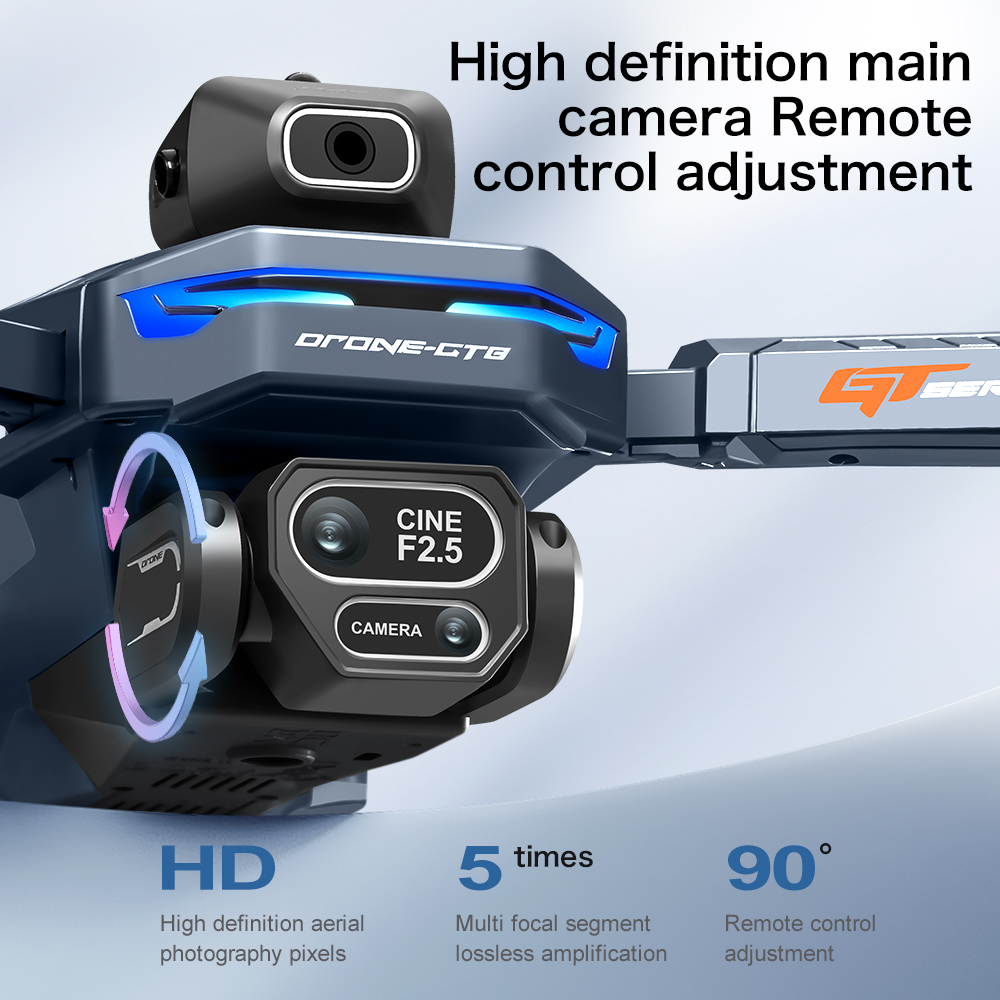 Drone brushless 2025 GTR8 baru - Photography High Angle ulasan dan harga