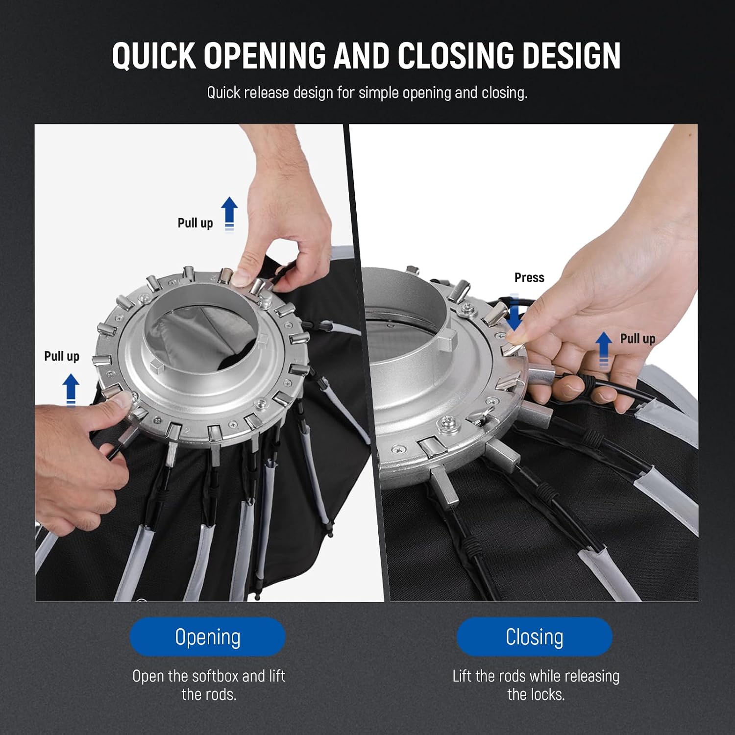 Softbox Parabola dengan Duduka - Photography Darkroom ulasan dan harga