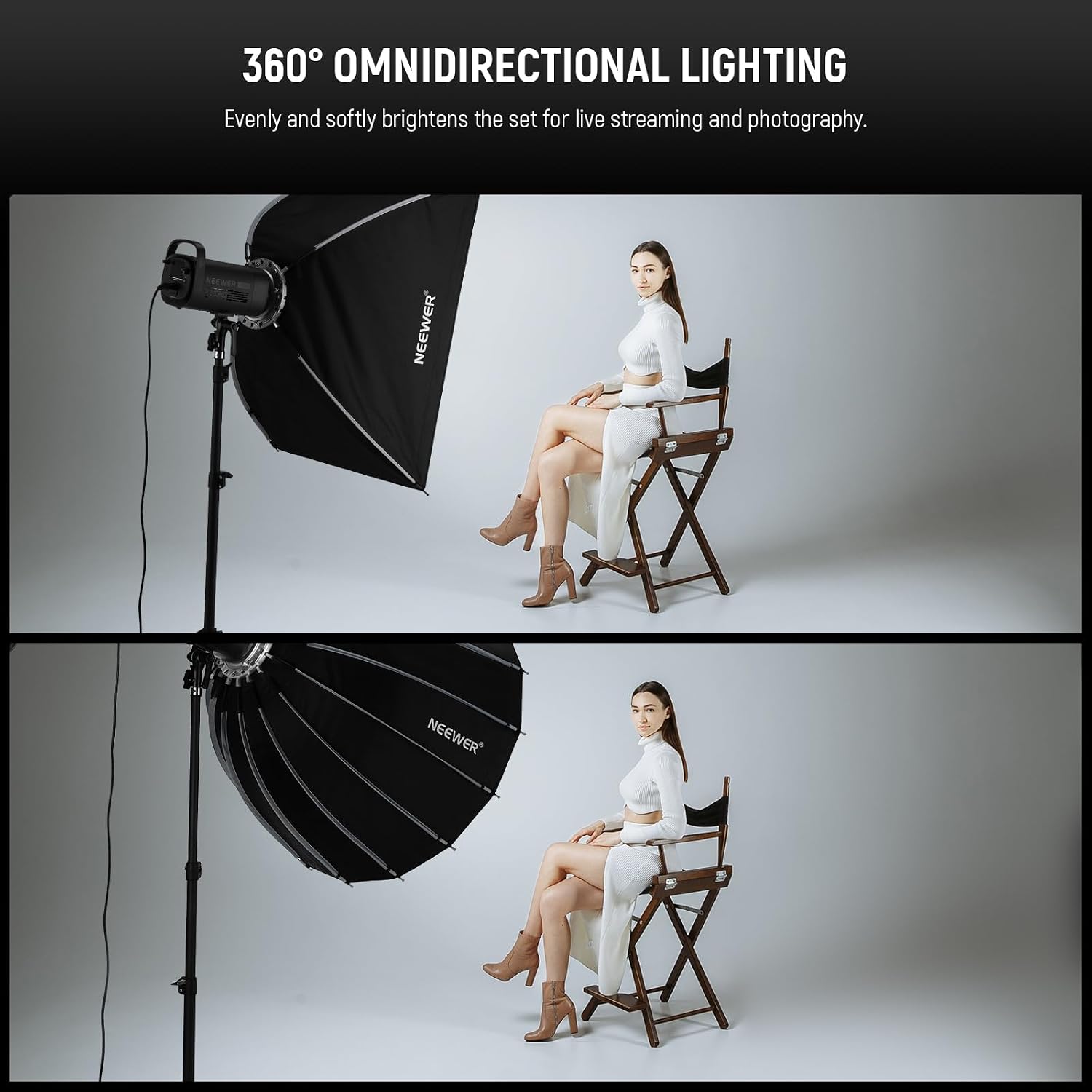 Softbox Parabola dengan Duduka - Photography Darkroom ulasan dan harga