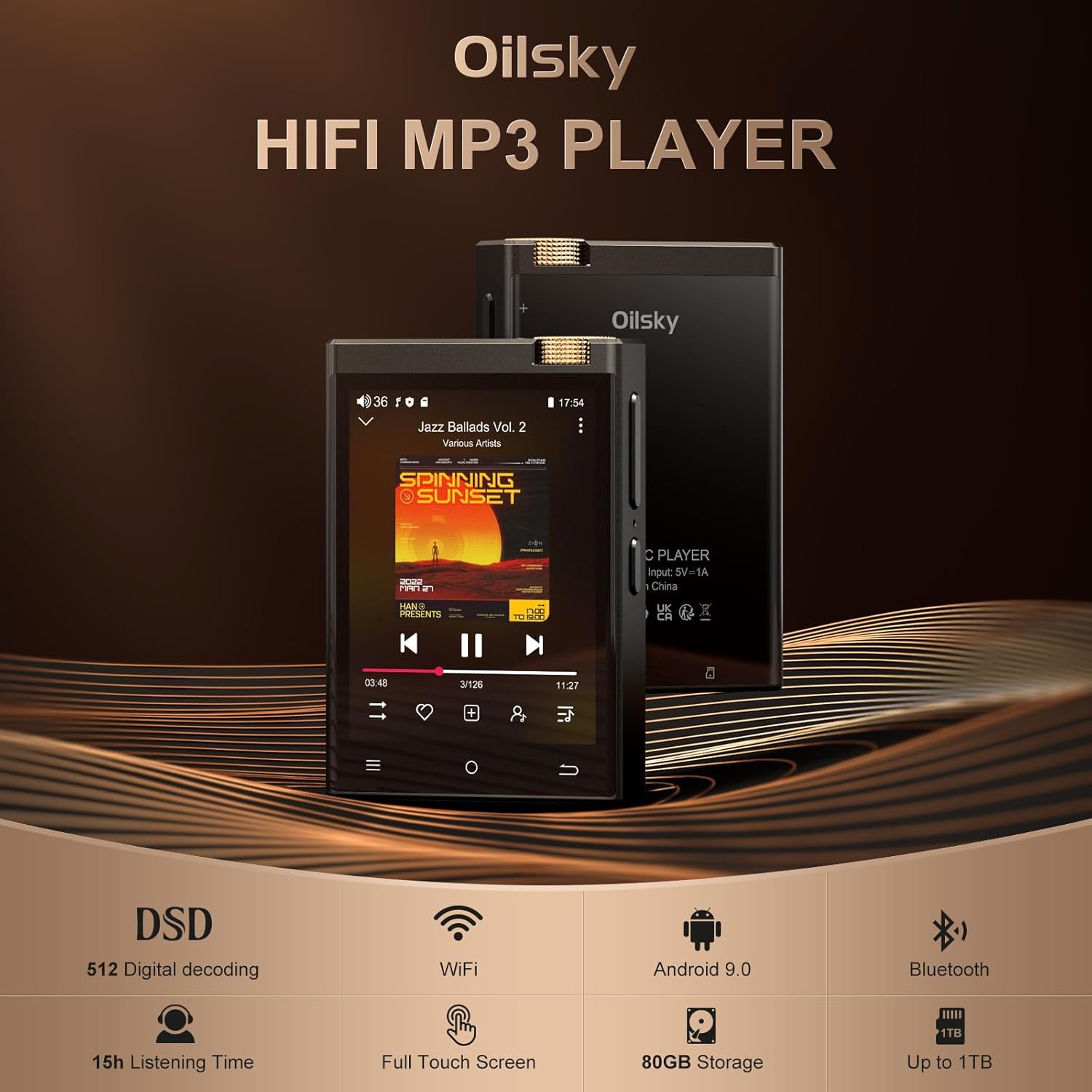 Pemutar MP3 Hi-Fi dengan Bluet - Photography History ulasan dan harga