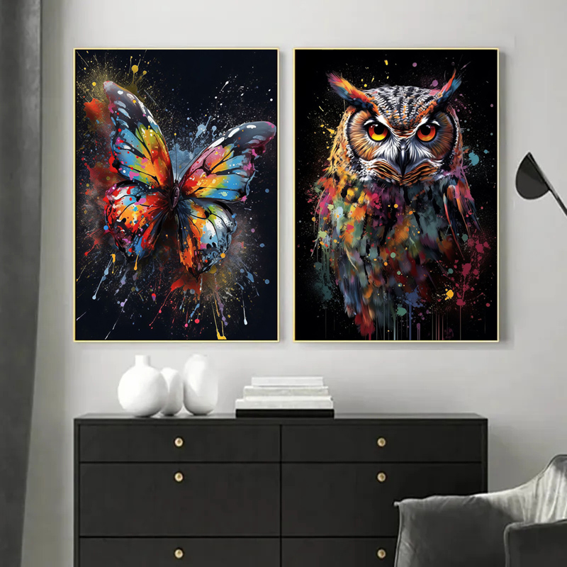 Lukisan kanvas Poster potret h - Photography Duck ulasan dan harga