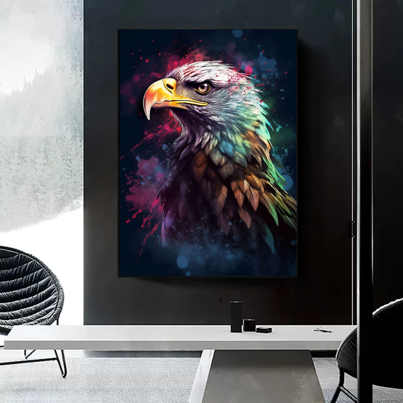 Lukisan kanvas Poster potret h - Photography Duck ulasan dan harga