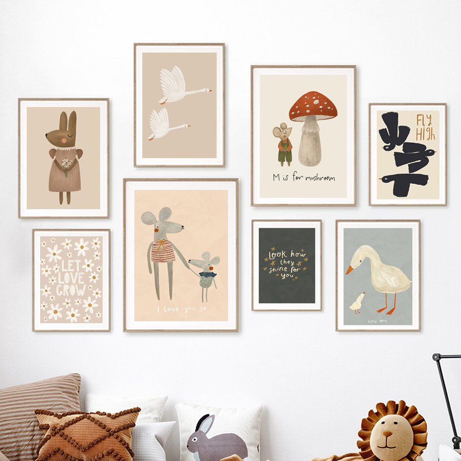 Poster angsa kartun kelinci Bo - Photography Duck ulasan dan harga