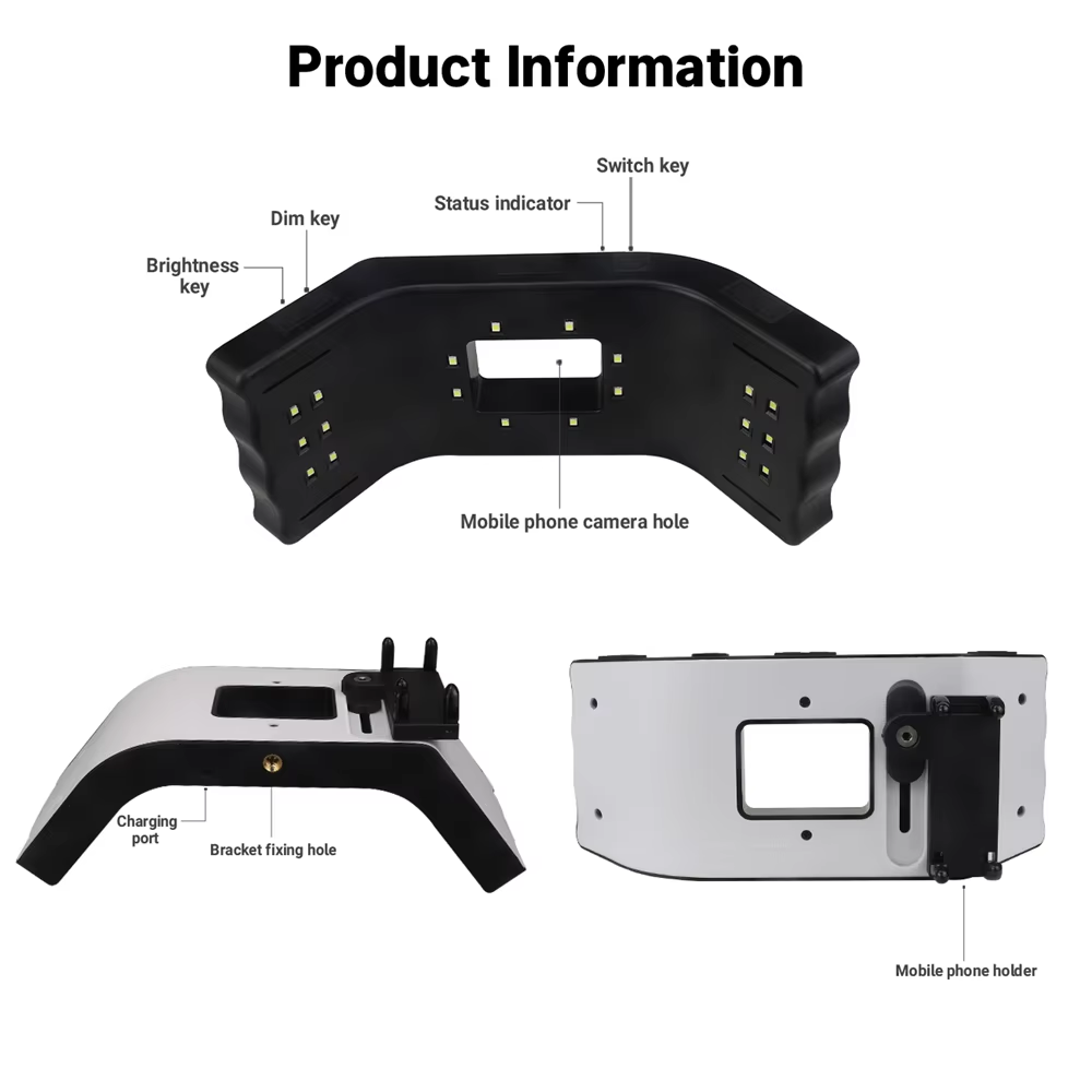 Lampu Fotografi Gigi JUMTOP LE - Photography Treatment ulasan dan harga