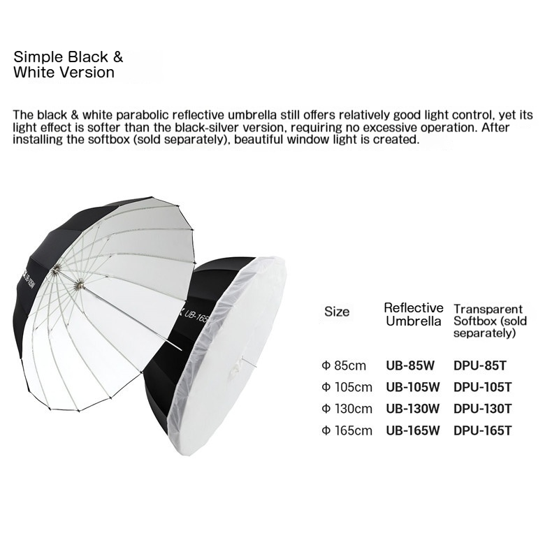 Payung Reflektif Parabola Godo - Photography Umbrella Light ulasan dan harga
