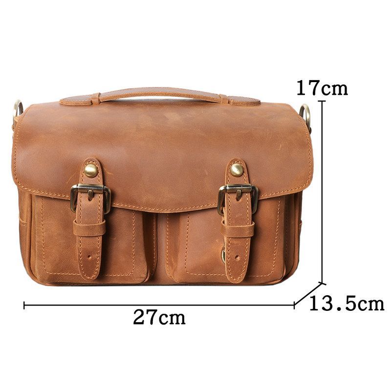 Tas Kamera Kulit Sapi Lapisan  - Photography Vintage Style ulasan dan harga